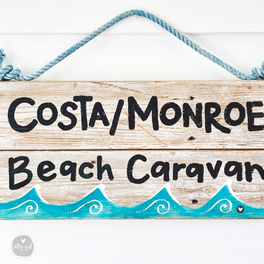 Large Customized Cottage Sign with Graphics - DBL Boards