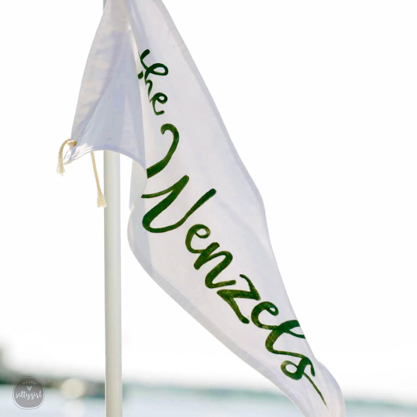 Personalized Wedding Pennant Flag – Large Custom Banner for Wedding Decor