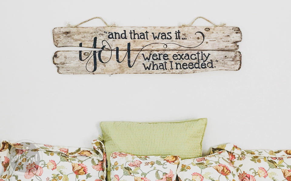 Large Driftwood Sign 20" Long | Multi-Board Driftwood Sign