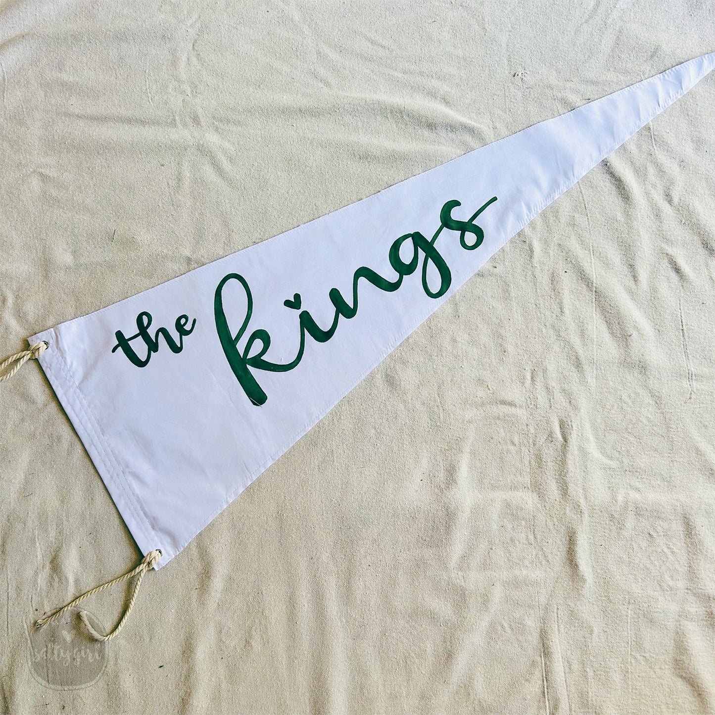 Personalized Wedding Pennant Flag – Custom 13"x36" Banner for Wedding Decor