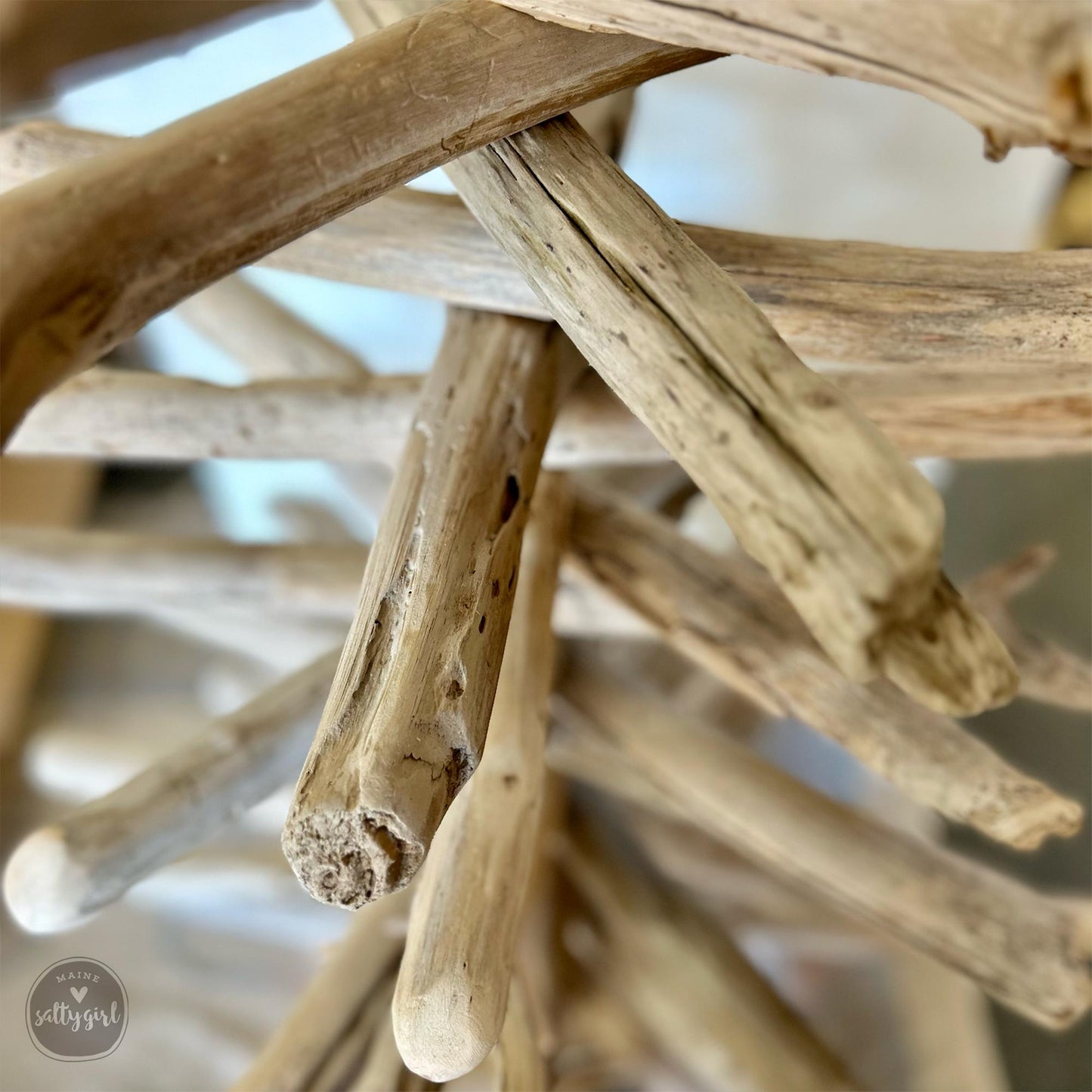 a close up of a bunch of sticks