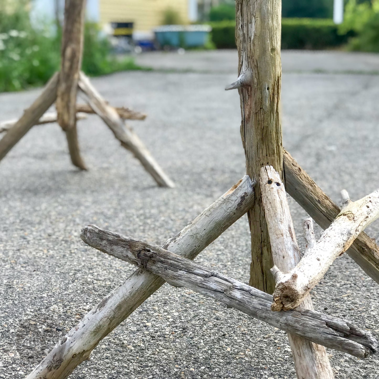 Rustic Driftwood Wedding Arch - Budget-Friendly and Easy Assembly