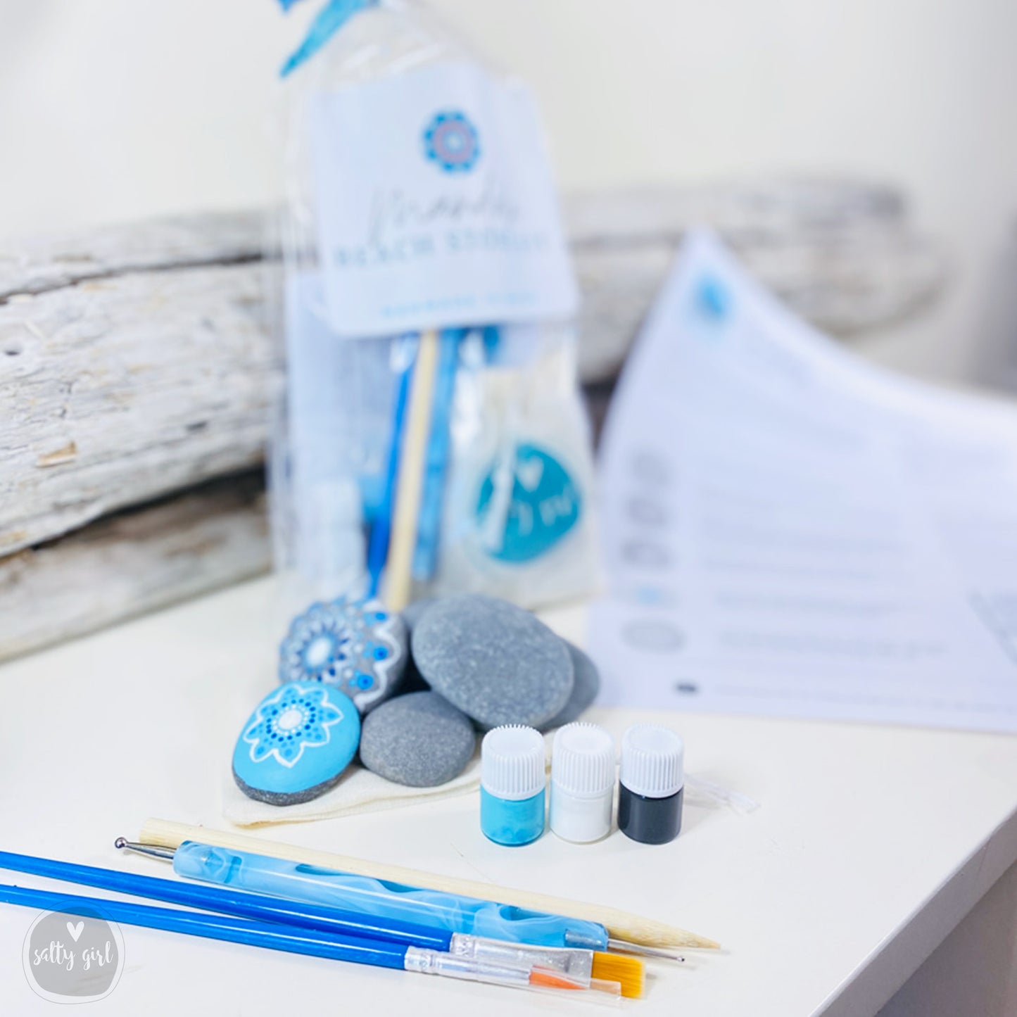 DIY Mandala Beach Stone Painting Kit