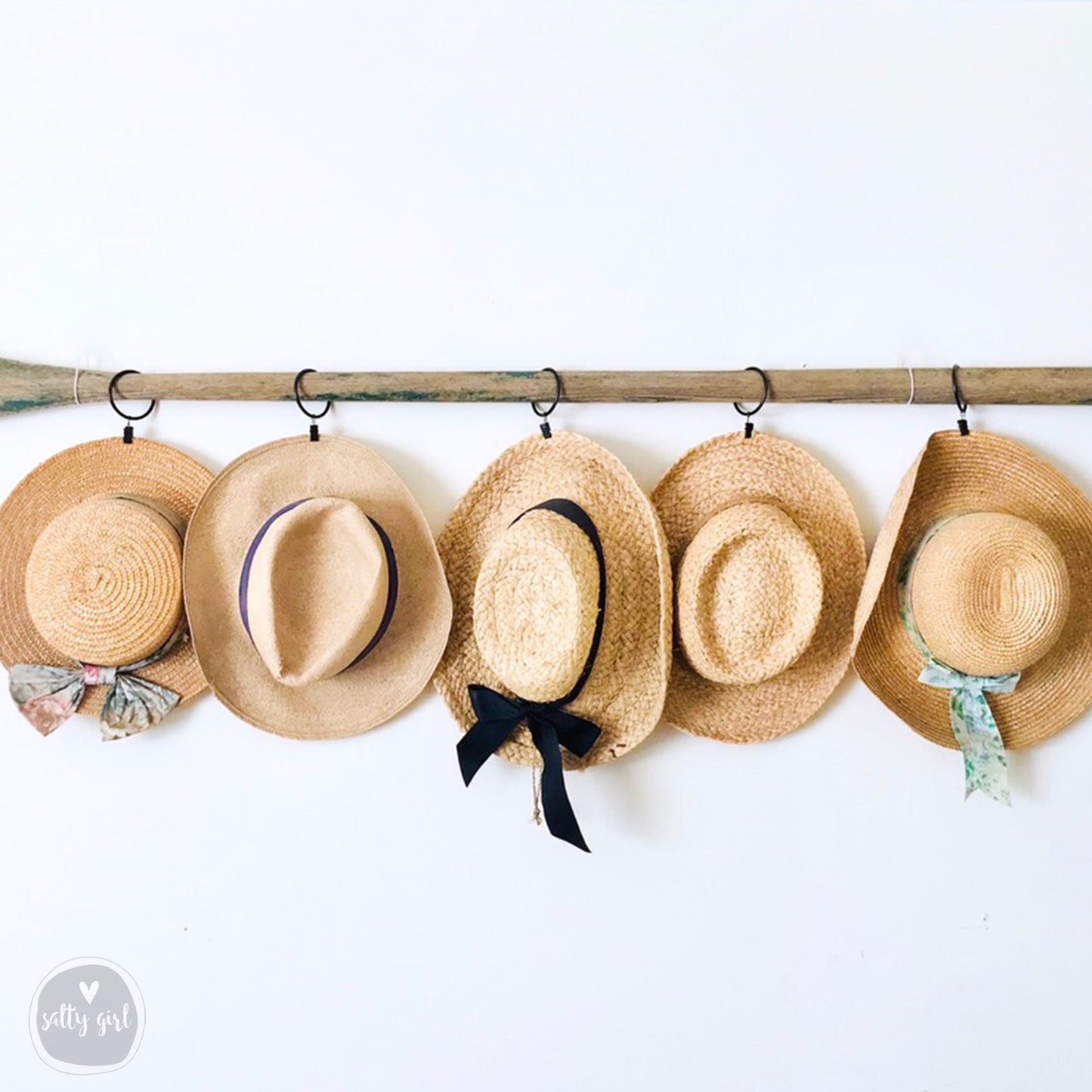 Driftwood Curtain Ring Clips for Driftwood Branch & Boat Oars