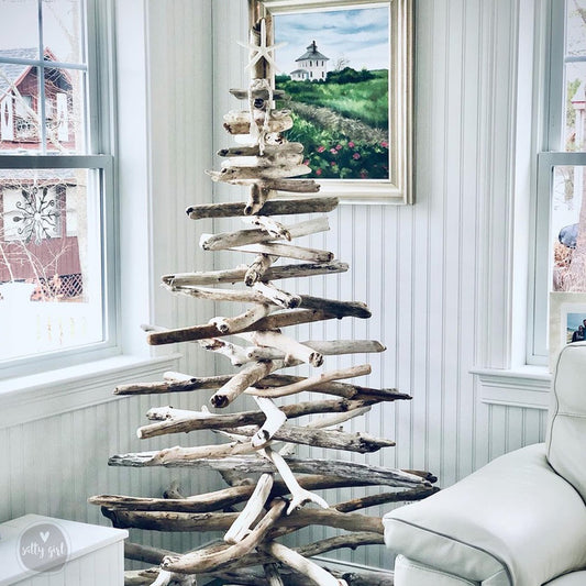 5 FT Driftwood Christmas Tree | Handmade from Maine