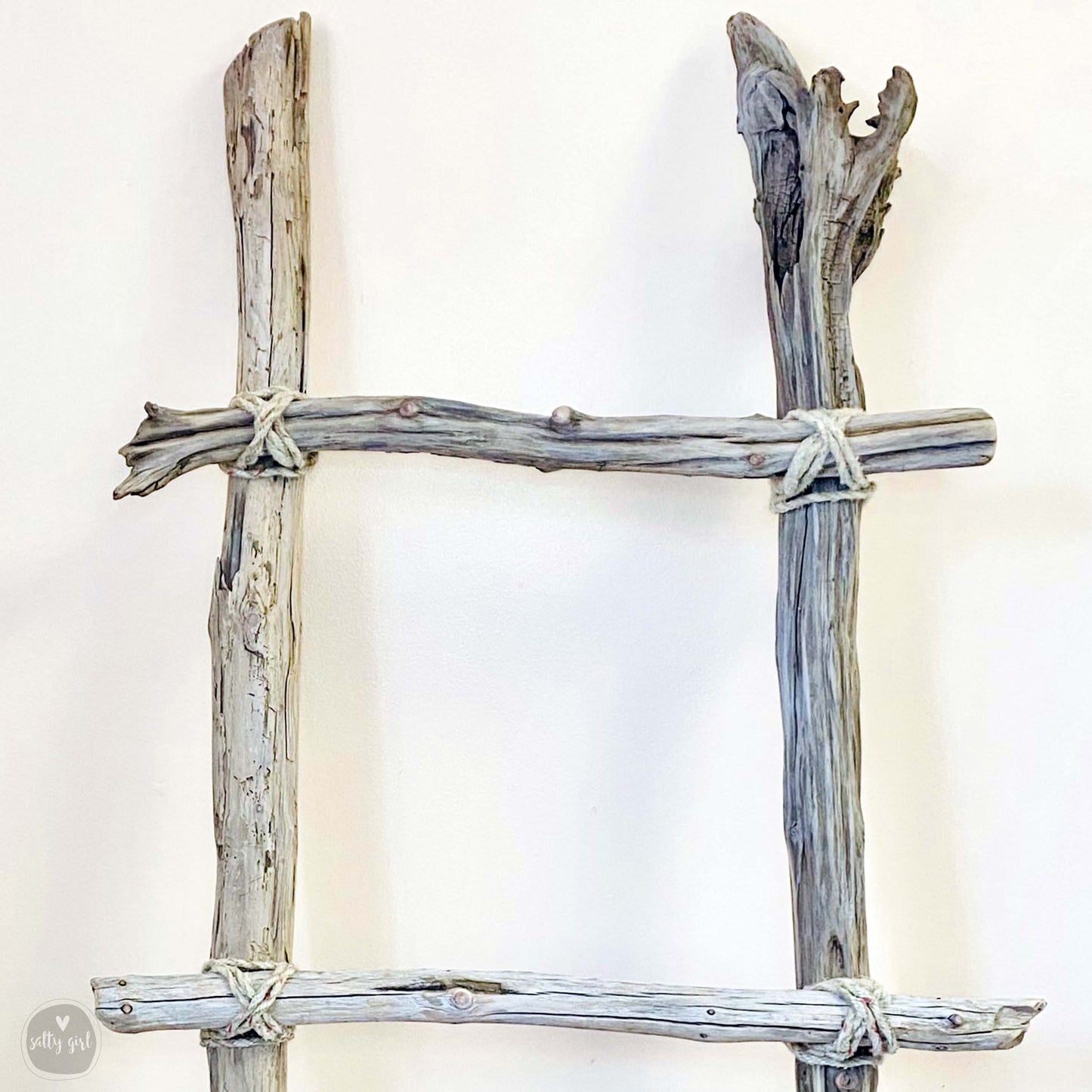 Driftwood Blanket Ladder - Handmade Quilt Ladder - Loft Ladder