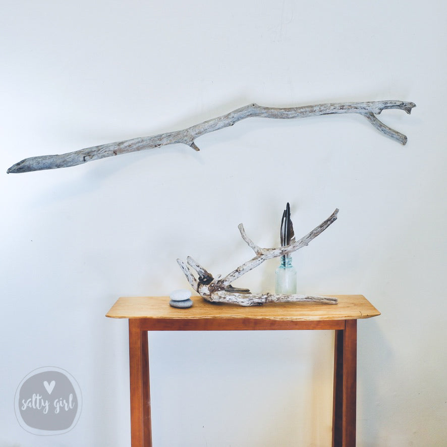 Large Driftwood Branch 6 FT for Coastal Wall Decor