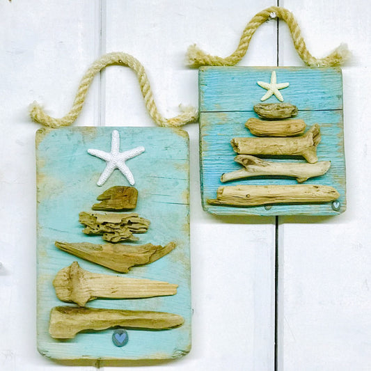 Driftwood Christmas Tree Wall Hanging