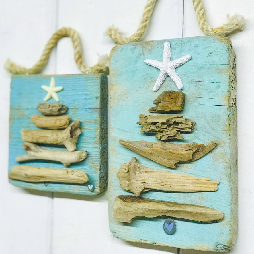 Driftwood Christmas Tree Wall Hanging