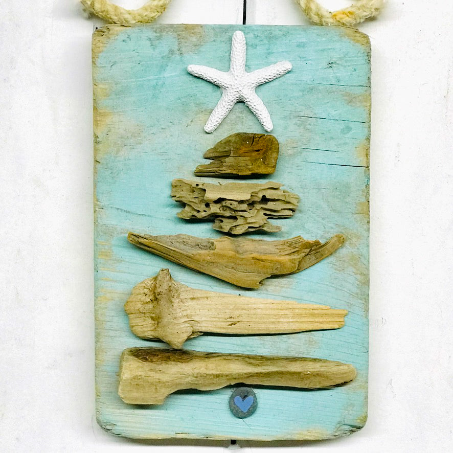 Driftwood Christmas Tree Wall Hanging