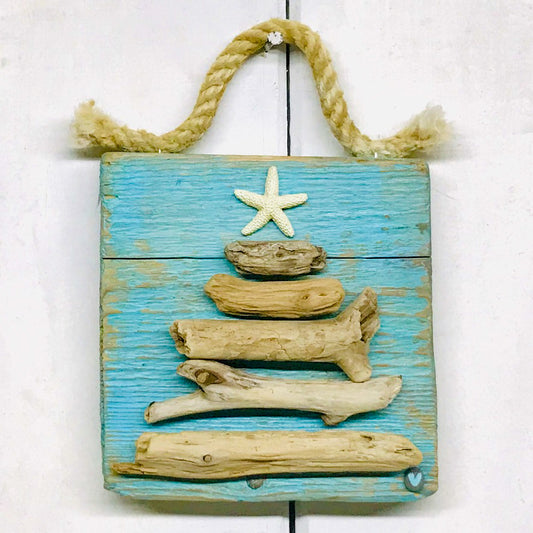 Driftwood Christmas Tree Wall Hanging