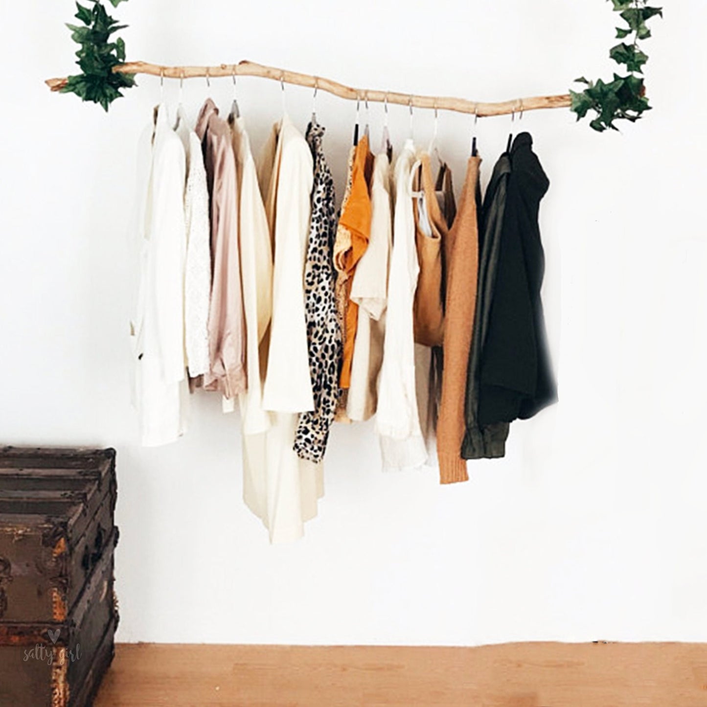 Boho Clothing Rack - Driftwood Branch Clothes Hanger for Retail Space