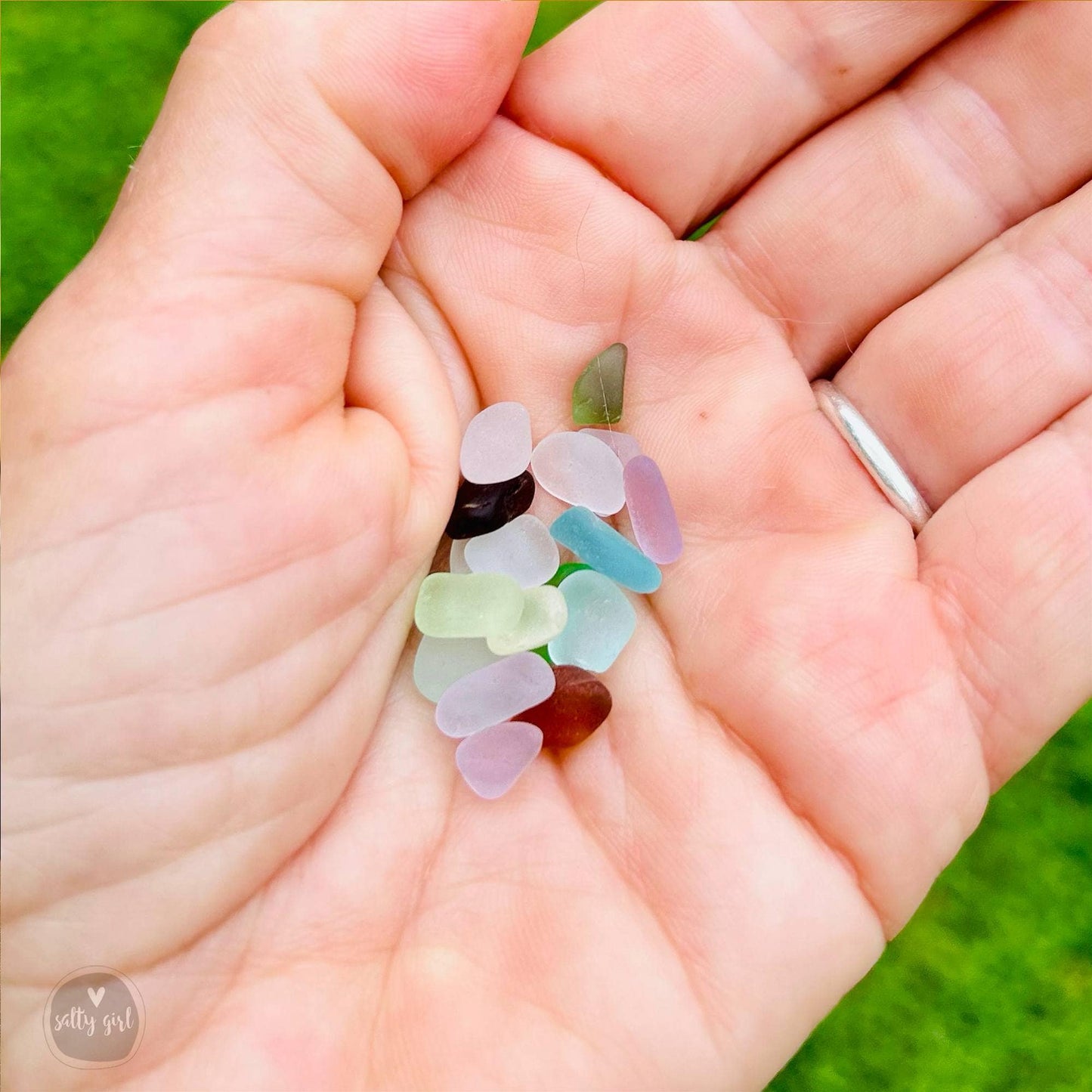Unique Mermaid Sea Glass Wedding Favors - Handpicked Teardrop Jewels for Your Special Day