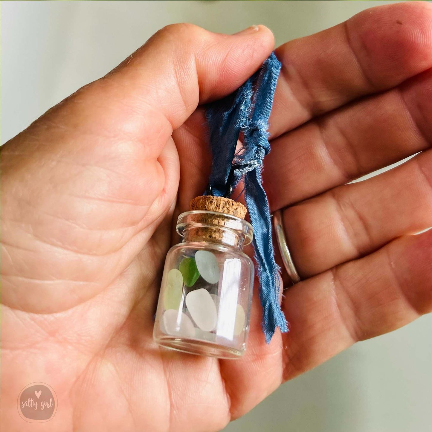Unique Mermaid Sea Glass Wedding Favors - Handpicked Teardrop Jewels for Your Special Day