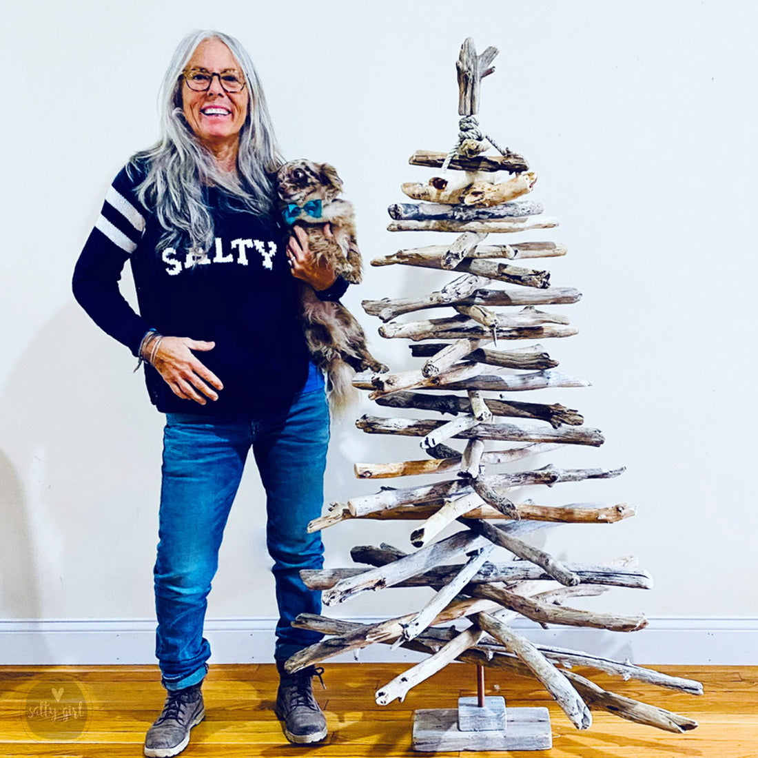 DIY Driftwood Christmas Tree