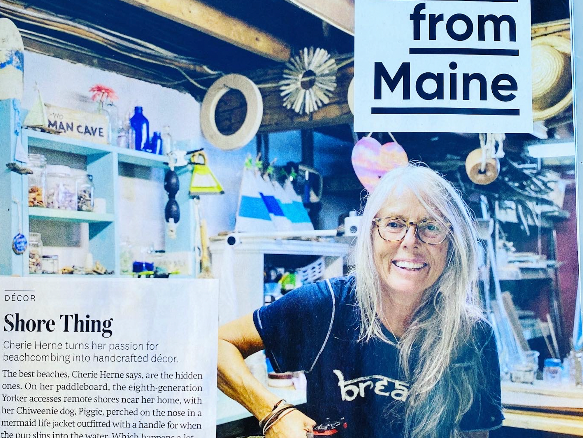 Maine Salty Girl in Downeast Magazine