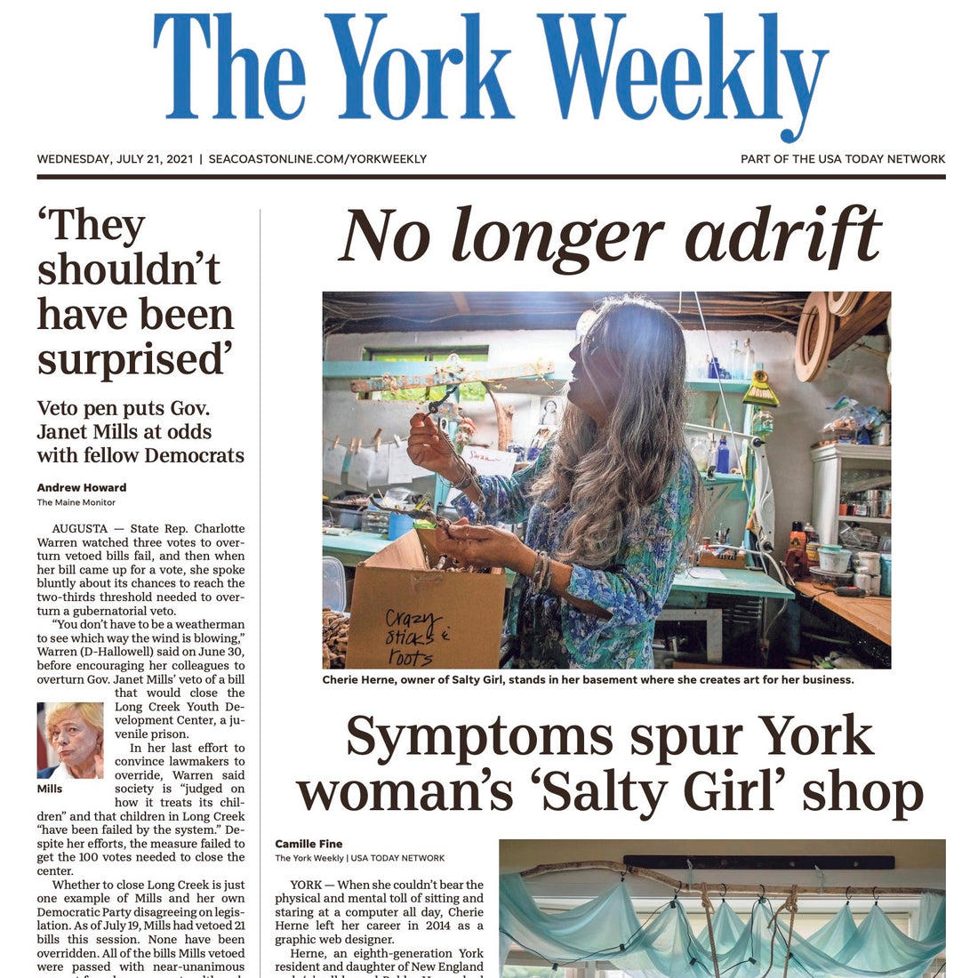 No Longer Adrift - The York Weekly