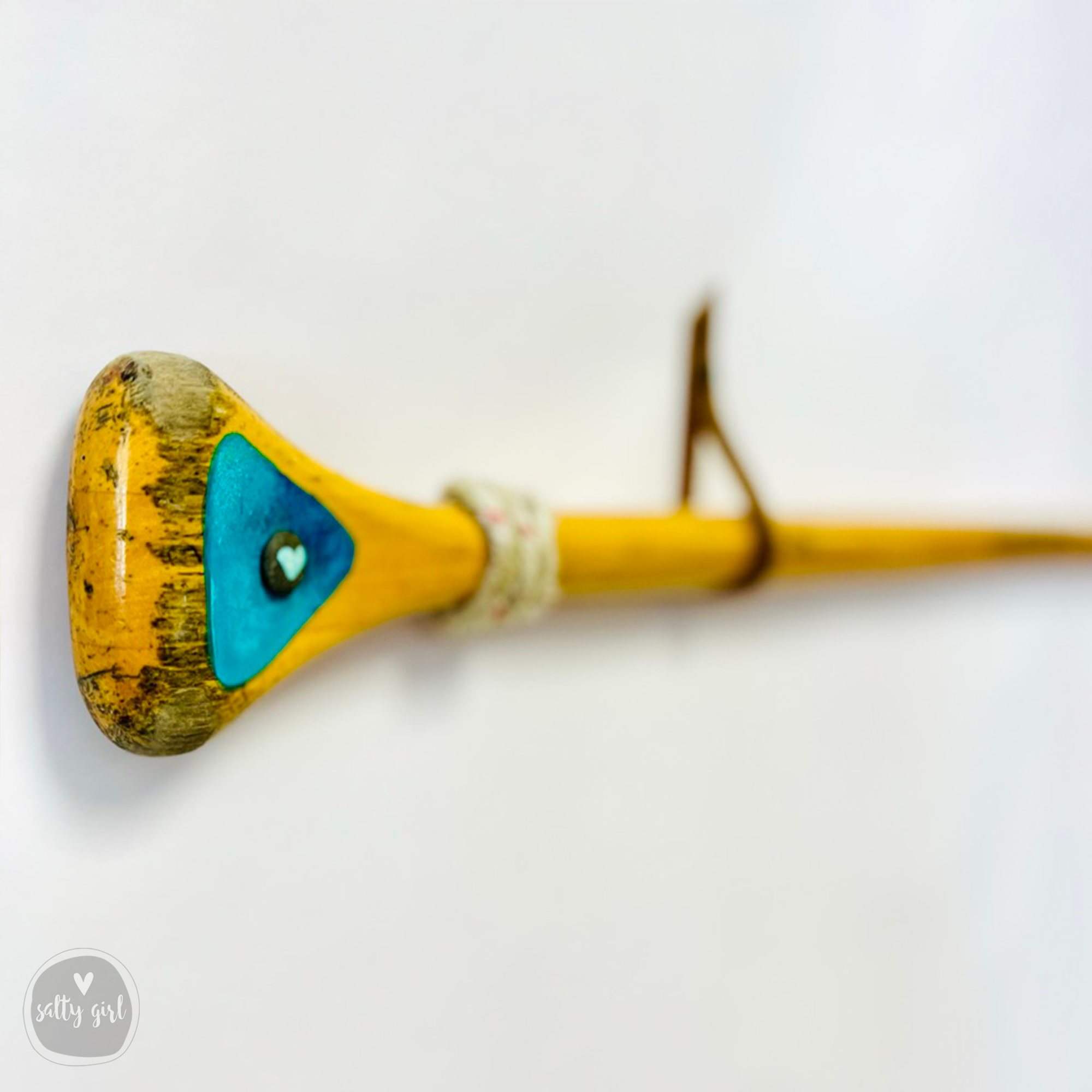 Antique Boat Oar with Custom Graphics - 6 FT Hand-Painted Boat Oar - Nautical Wall Art