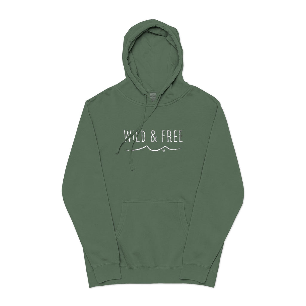 Coastal Hoodie – Wild And Free Beach Pullover | Embroidered Design