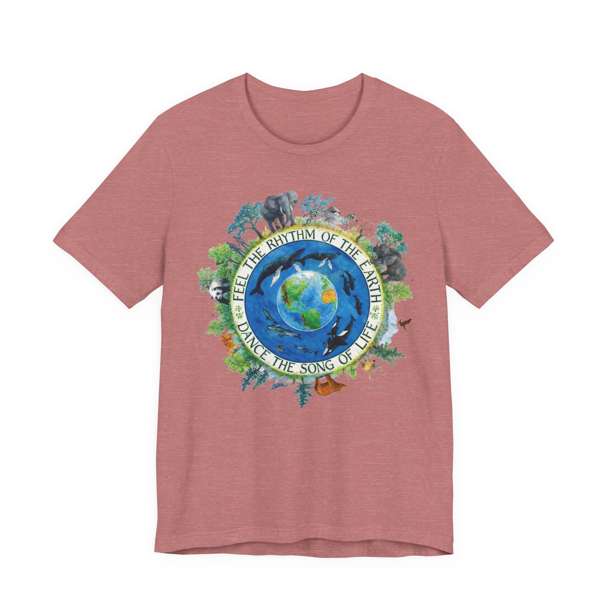 Earth Circle Tee – Organic Cotton T Shirt | Feel the rhythm of the earth