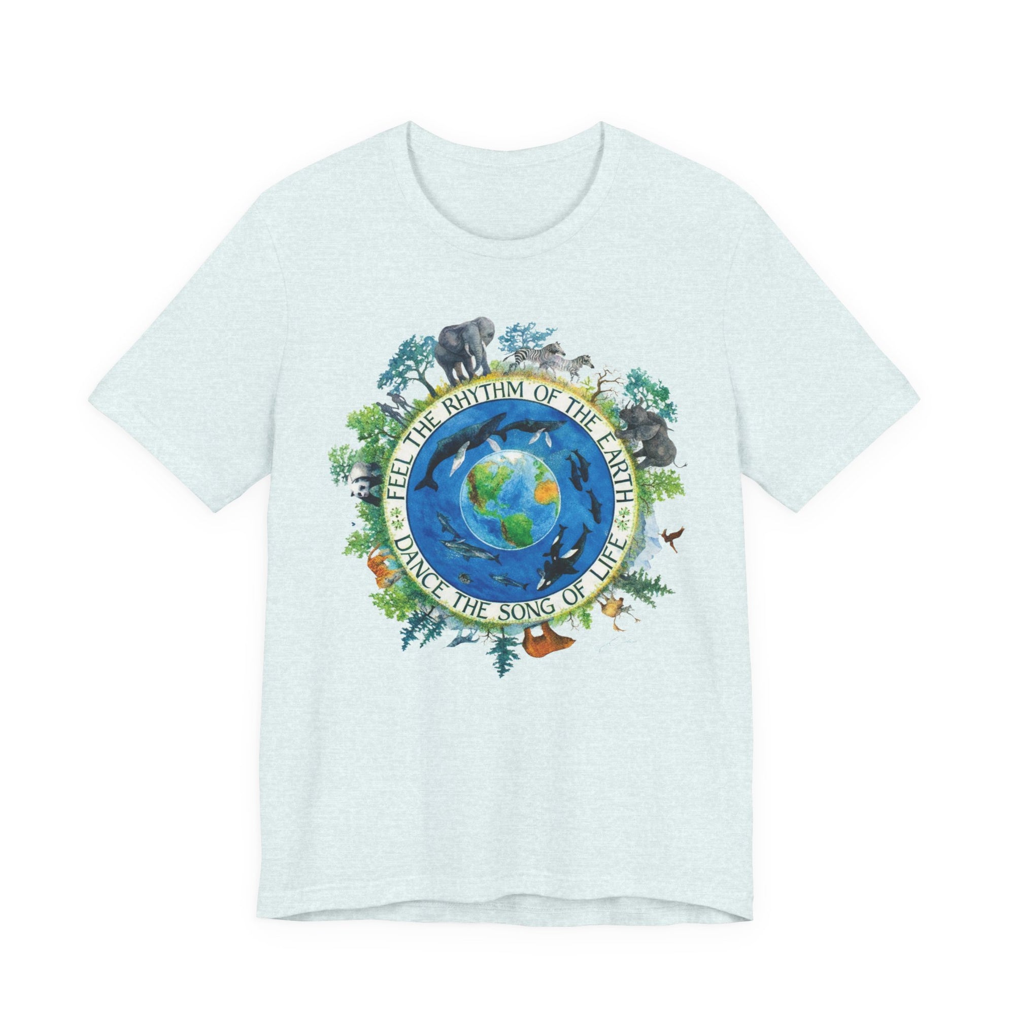 Earth Circle Tee – Organic Cotton T Shirt | Feel the rhythm of the earth