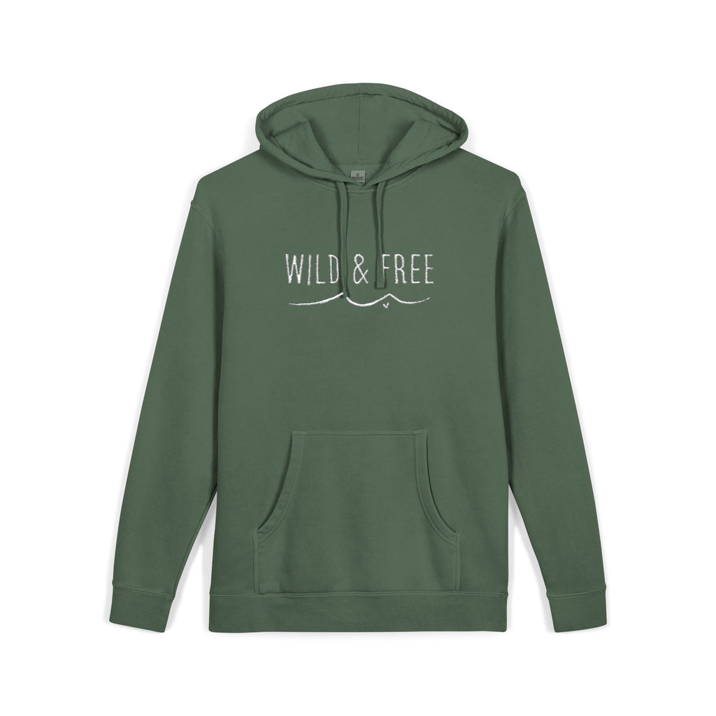 Coastal Hoodie – Wild And Free Beach Pullover | Embroidered Design