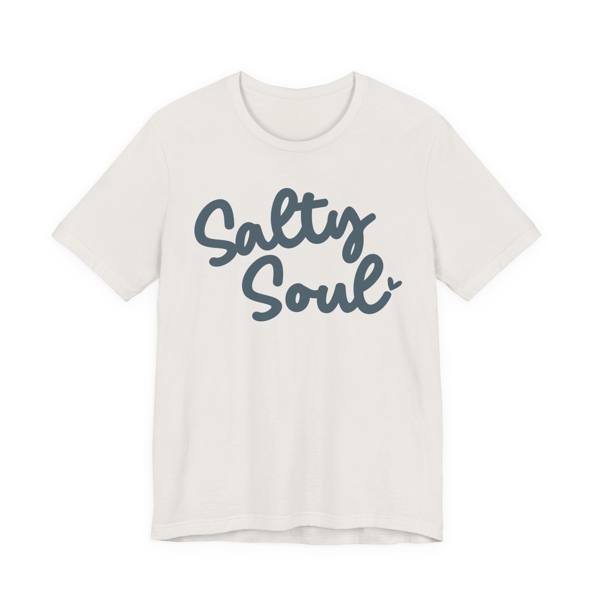Breathable Salty Soul Cotton T Shirt – Lightweight Summer Casual Tee With Crew Neck