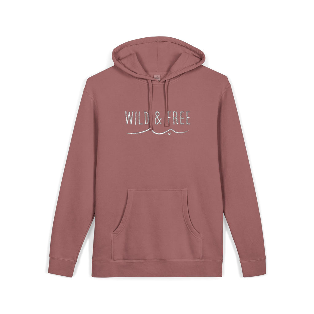 Coastal Hoodie – Wild And Free Beach Pullover | Embroidered Design
