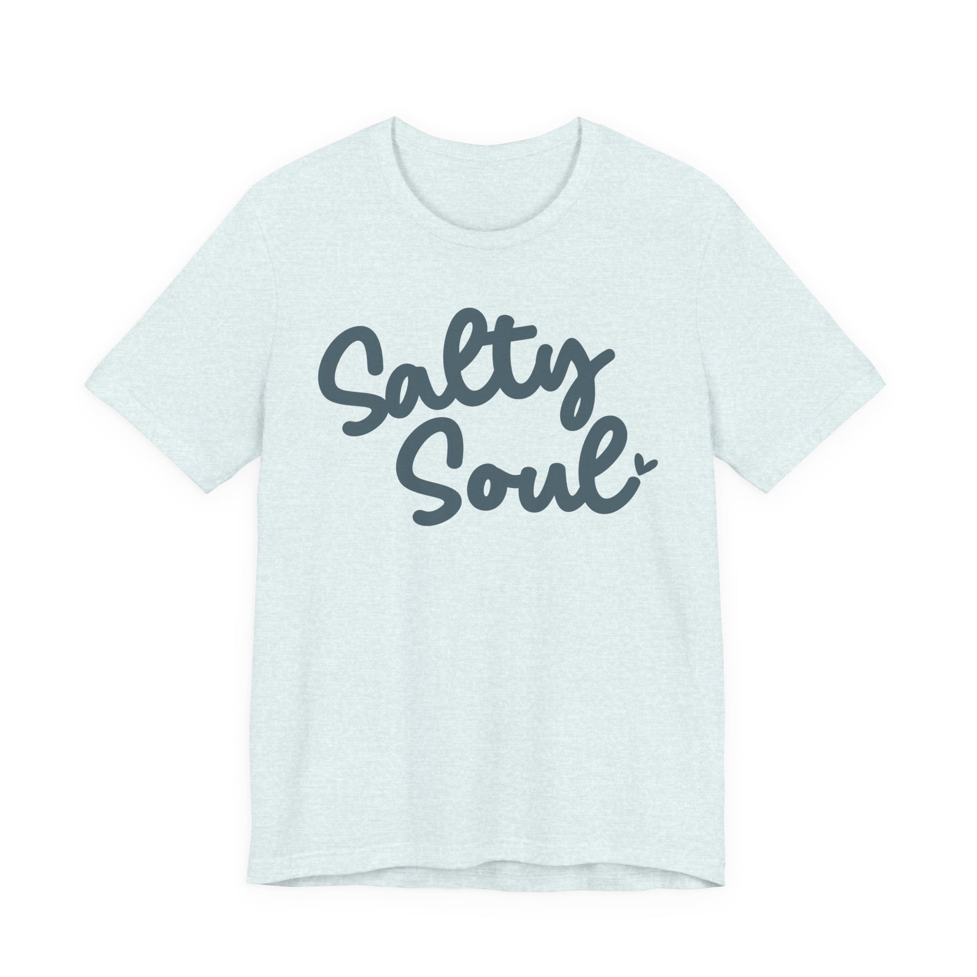 Breathable Salty Soul Cotton T Shirt – Lightweight Summer Casual Tee With Crew Neck