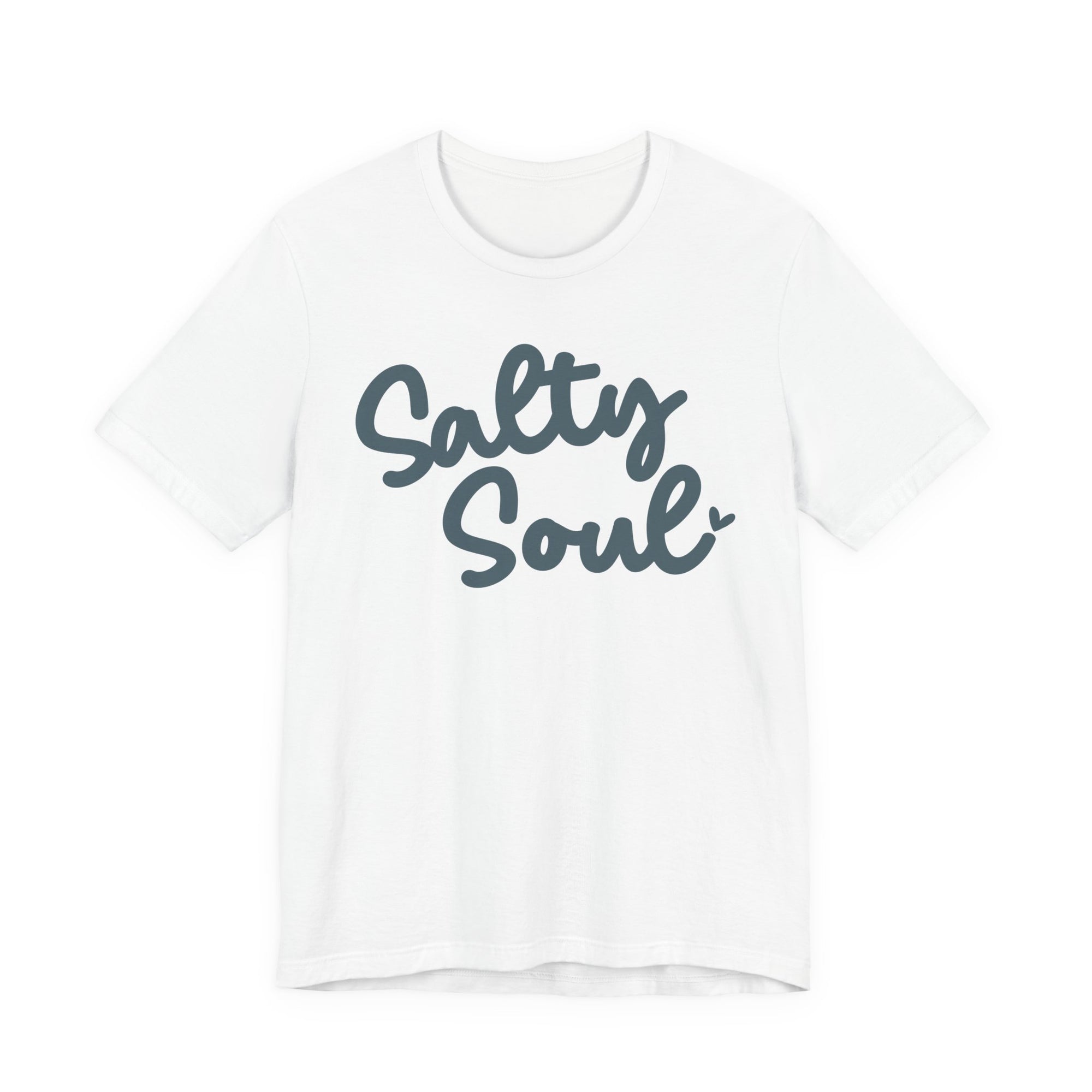 Breathable Salty Soul Cotton T Shirt – Lightweight Summer Casual Tee With Crew Neck