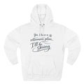 Retirement Plan Hoodie - Lightweight Cotton Hoodie With Classic Crew Neckline