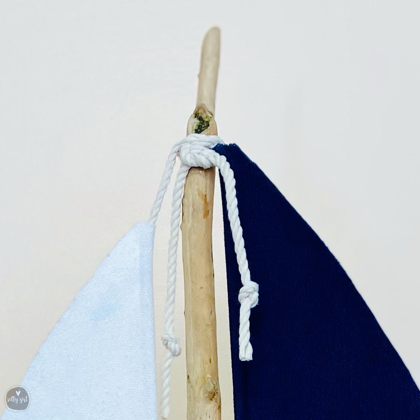 Driftwood Sailboat Topper with natural top