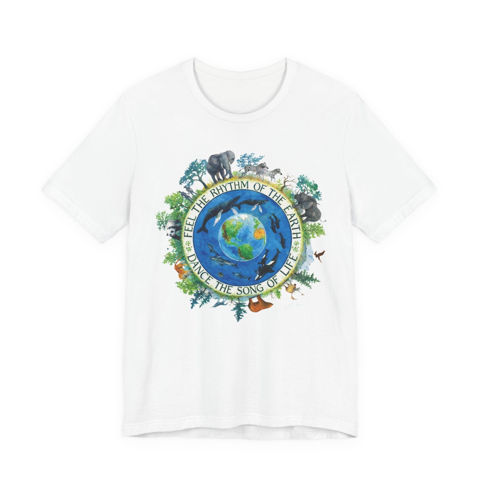 Earth Circle Tee – Organic Cotton T Shirt | Feel the rhythm of the earth