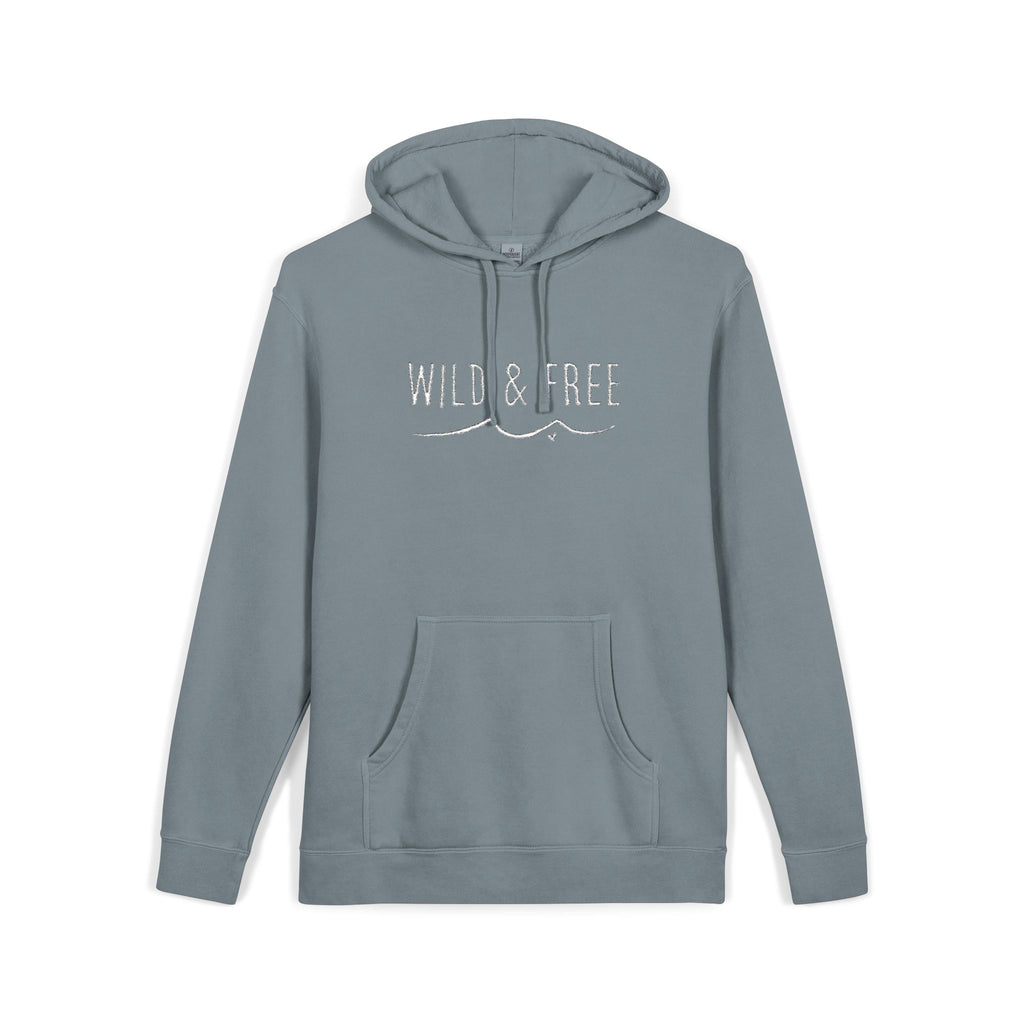 Coastal Hoodie – Wild And Free Beach Pullover | Embroidered Design
