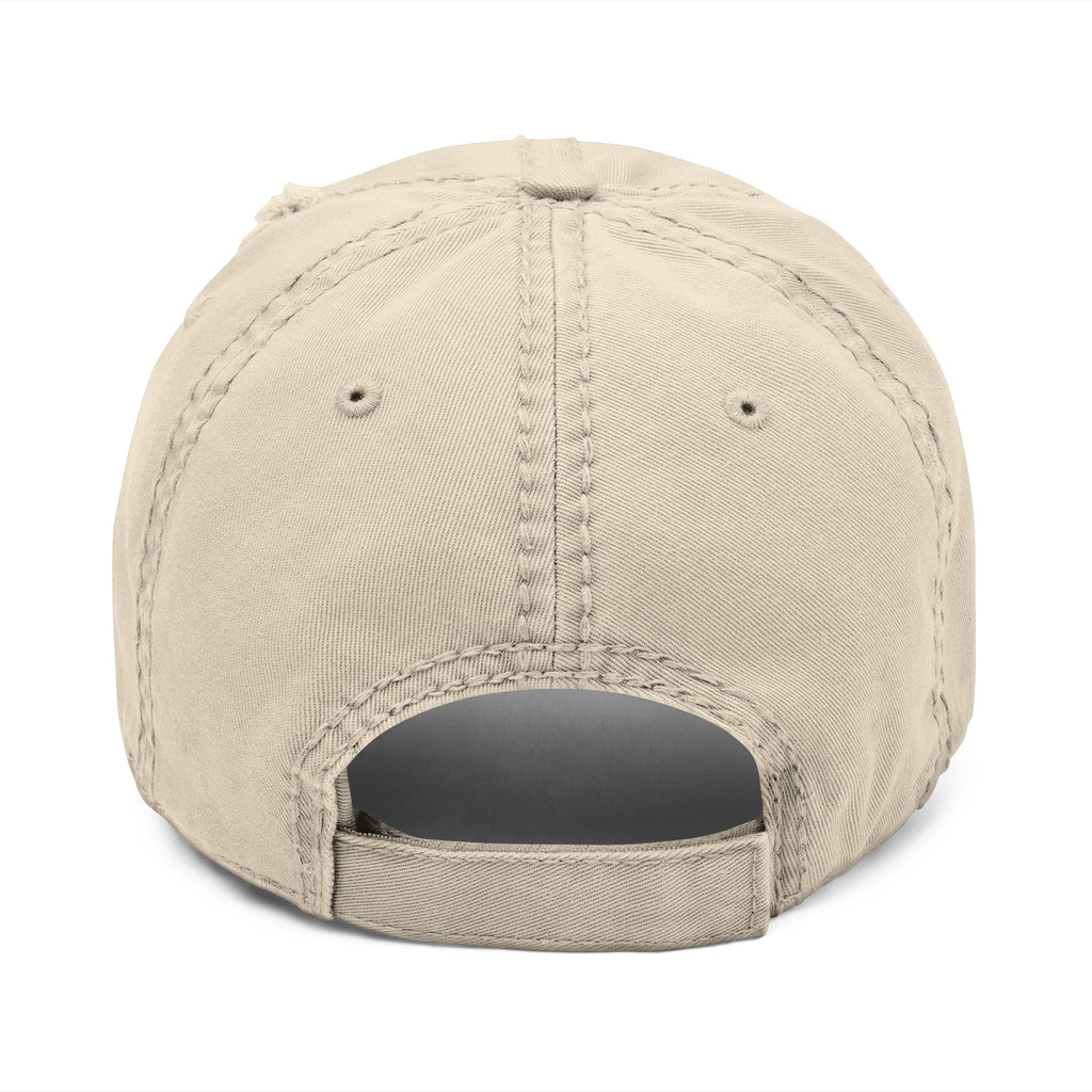 Embroidered 'Sun. Sand. Zero F*cks.' Distressed Dad Hat — Beachy Vintage Baseball Cap