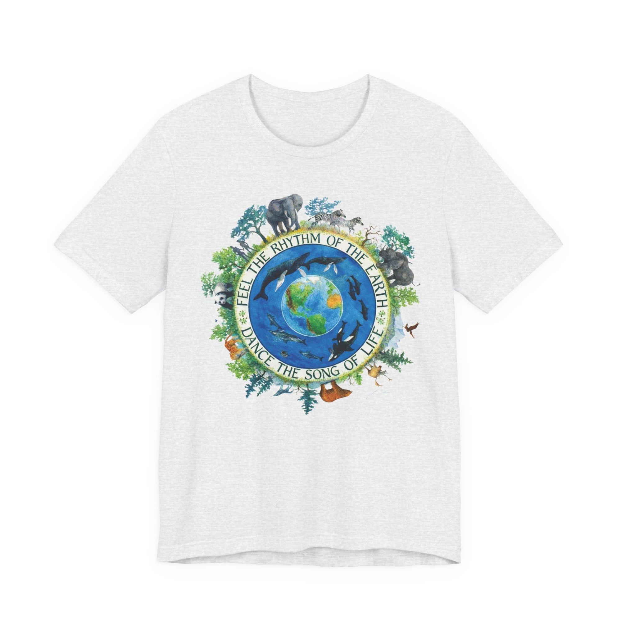 Earth Circle Tee – Organic Cotton T Shirt | Feel the rhythm of the earth