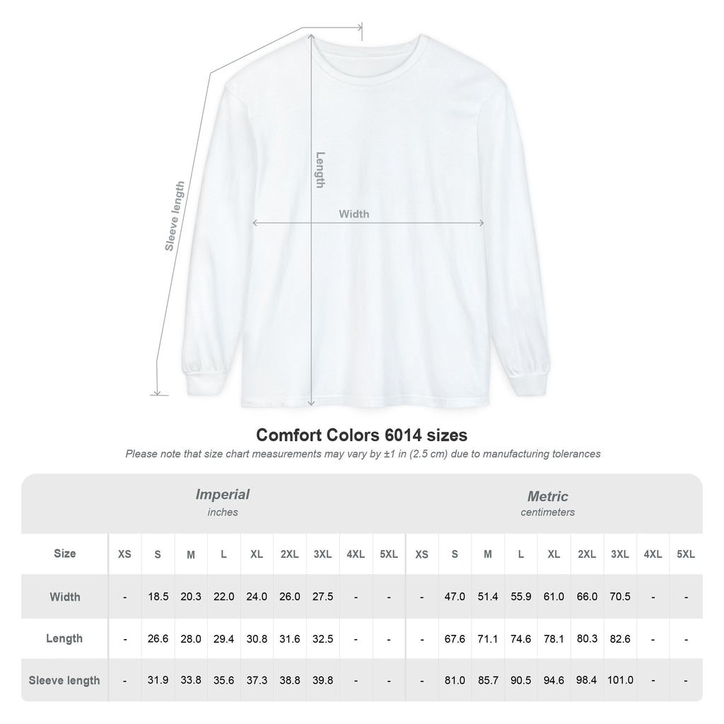 Fragile Like a Bomb" | Women’s Garment-Dyed Empowering Long Sleeve