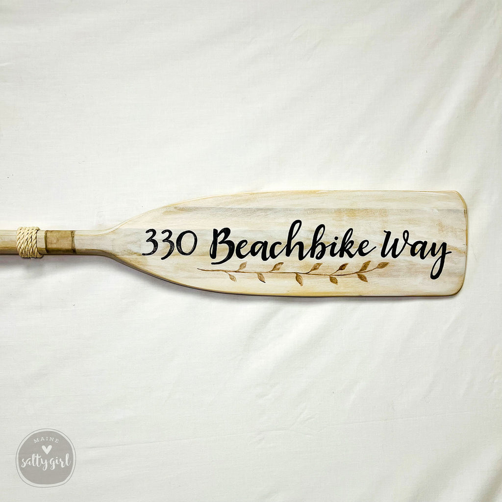 Custom Hand Painted Boat Paddle - Nautical Wall Art