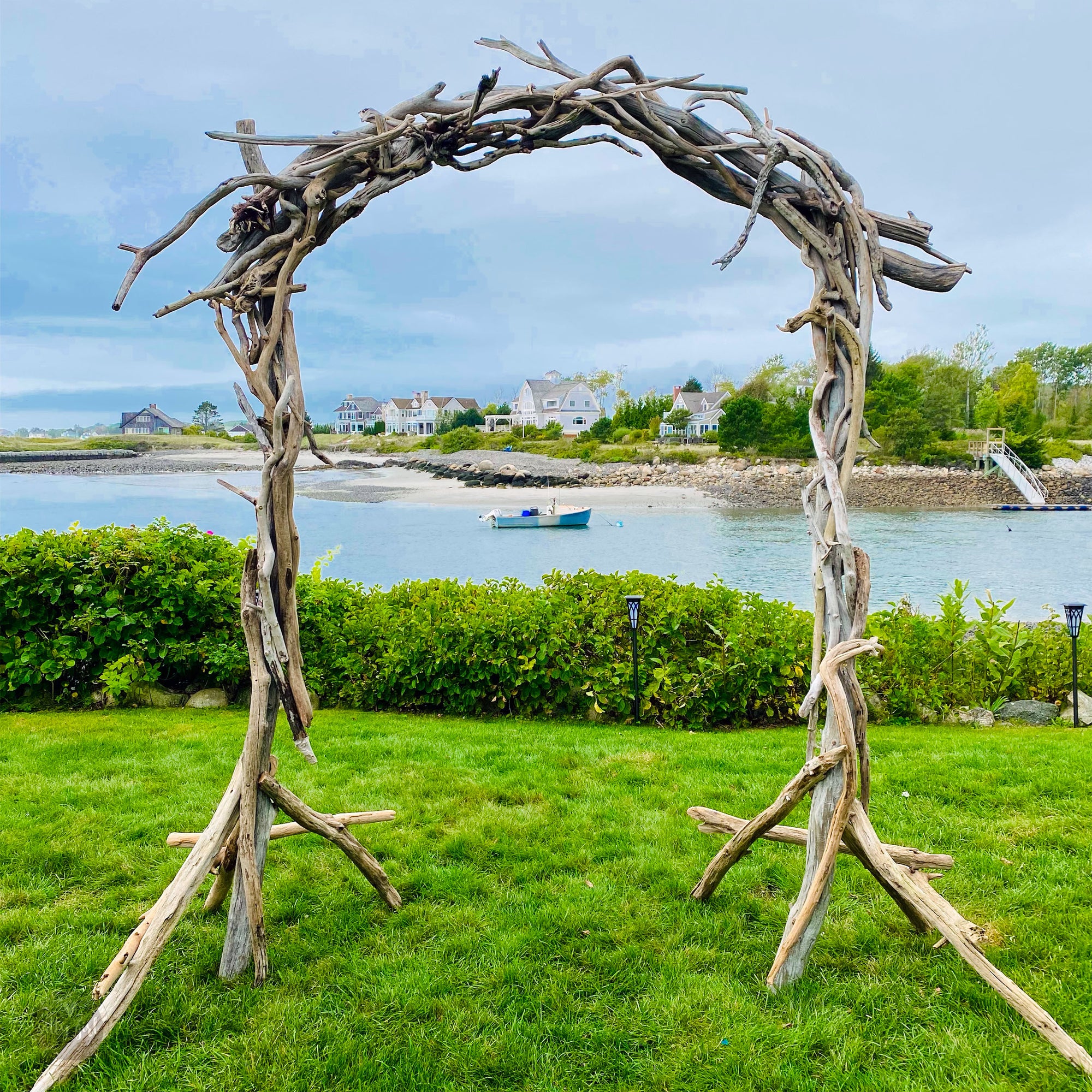 Rustic Driftwood Arch - Versatile & Portable Wedding Decor - Beach Ceremony Arbor