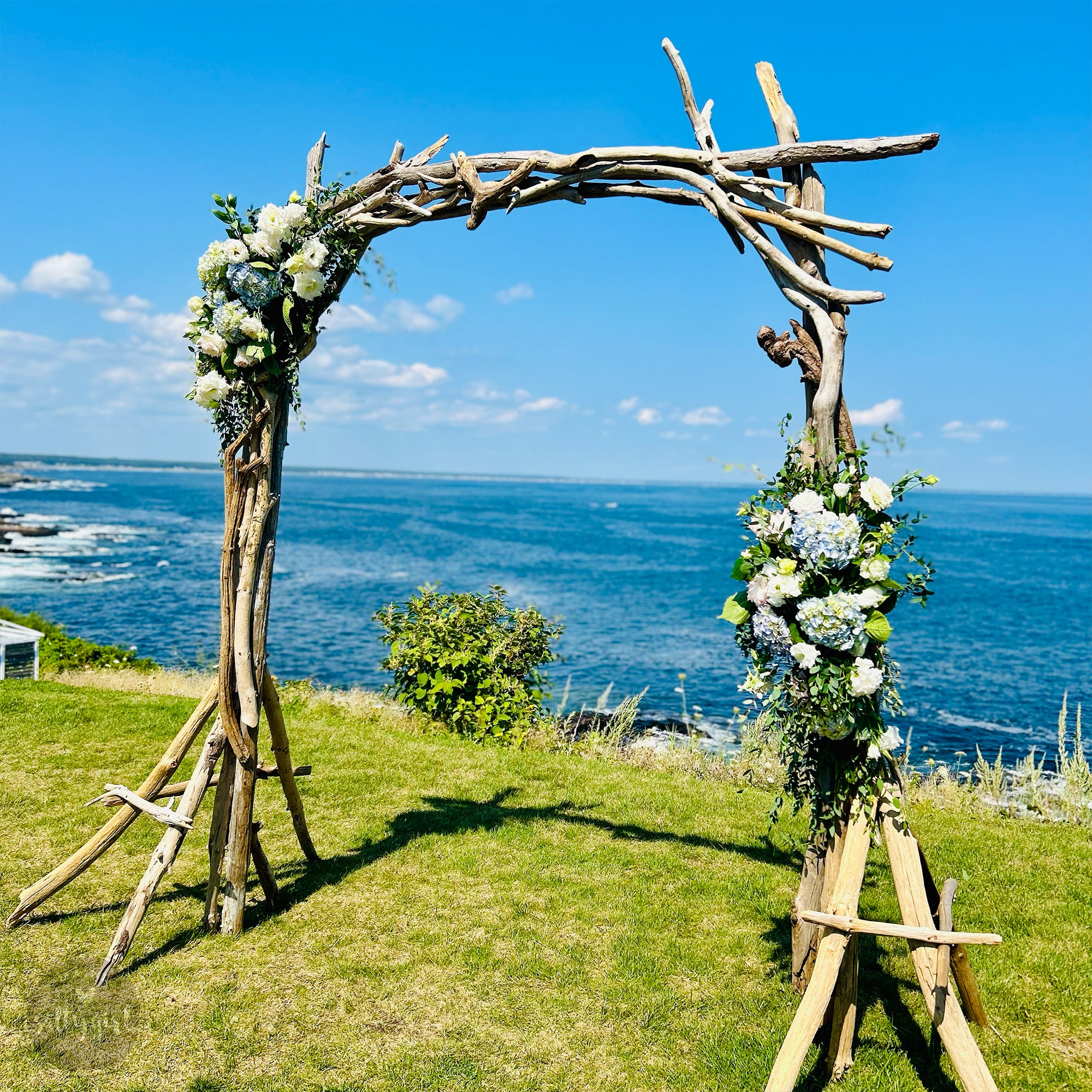 Rustic Driftwood Arch - Versatile & Portable Wedding Decor - Beach Ceremony Arbor