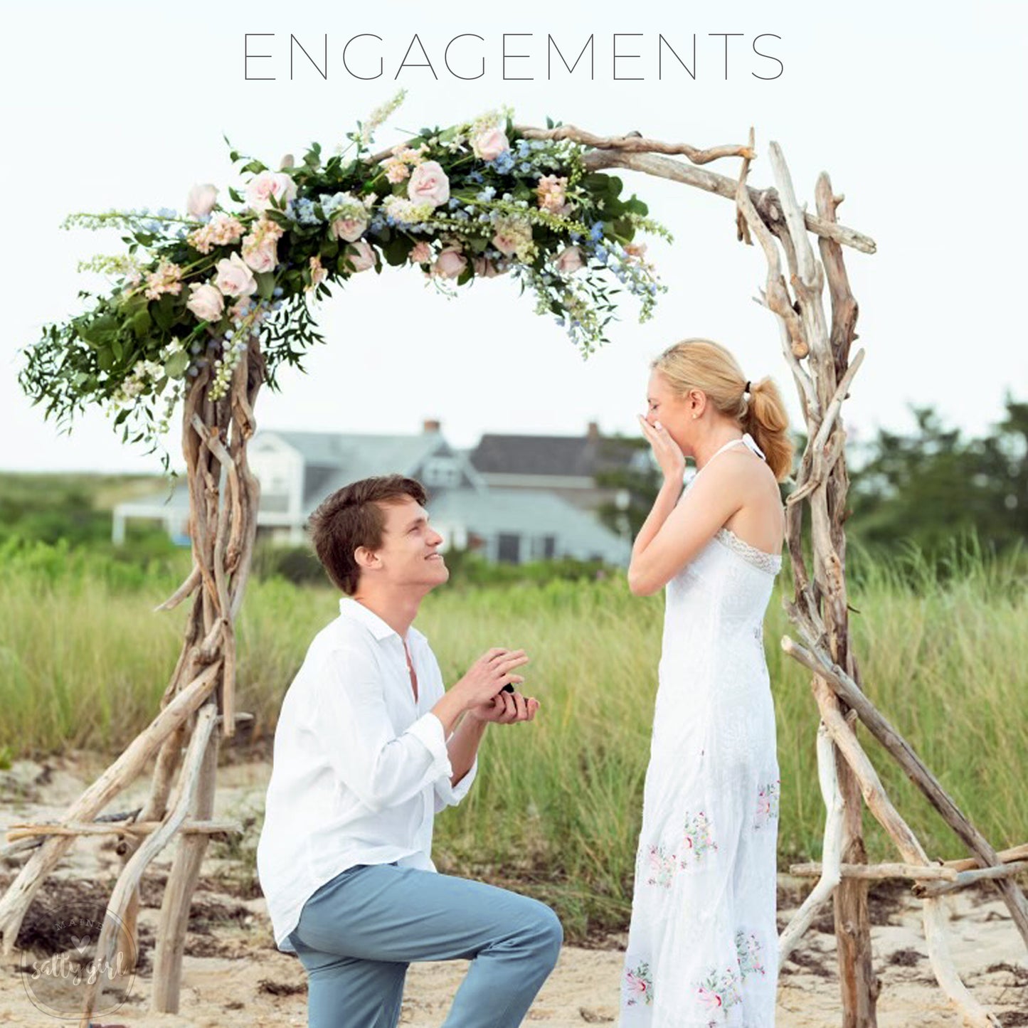 Rustic Driftwood Arch - Versatile & Portable Wedding Decor - Beach Ceremony Arbor