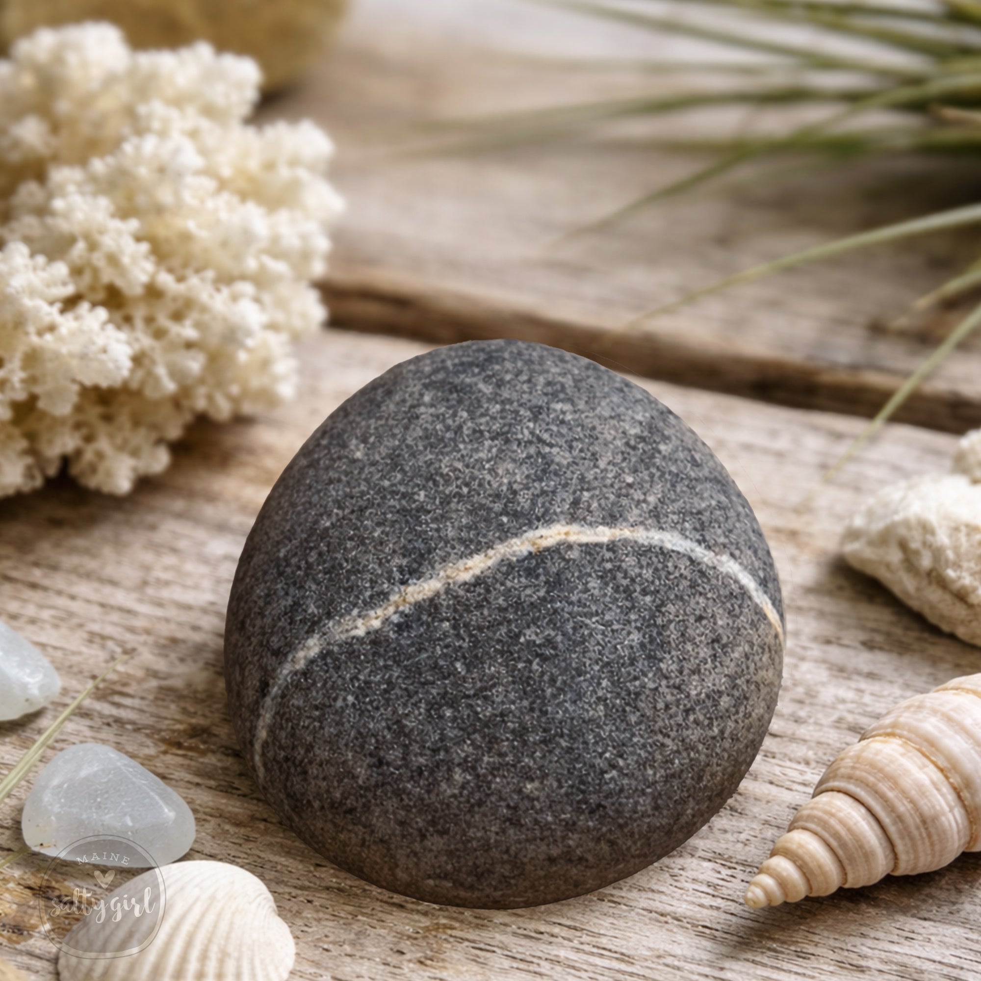 Wishing Stone Gift - 2.5-5" Lucky Maine Wish Rock