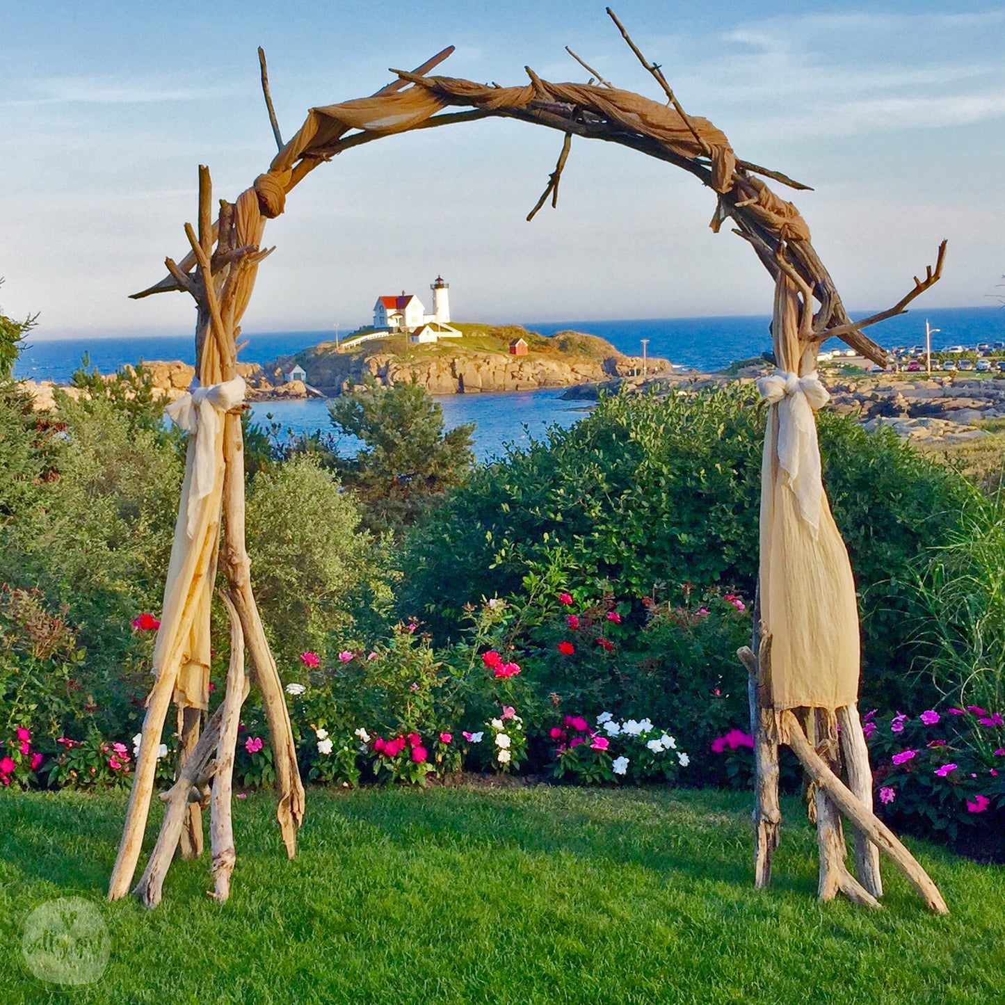 Rustic Driftwood Arch - Versatile & Portable Wedding Decor - Beach Ceremony Arbor