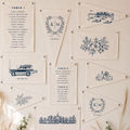 Custom Graphic Golf Flag | Personalized Wedding & Event Flag