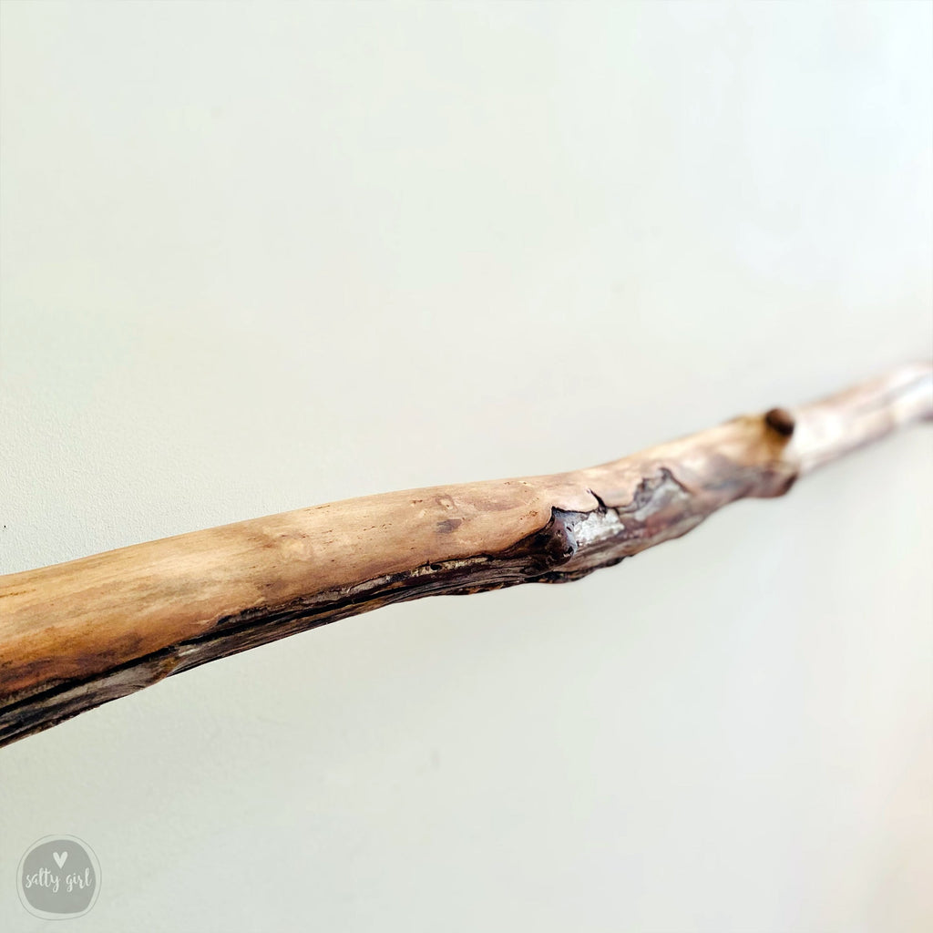 Driftwood Handrail 14-16 FT Stair Rail - Maine Salty Girl -   14-15 FT / Natural / No Hardware