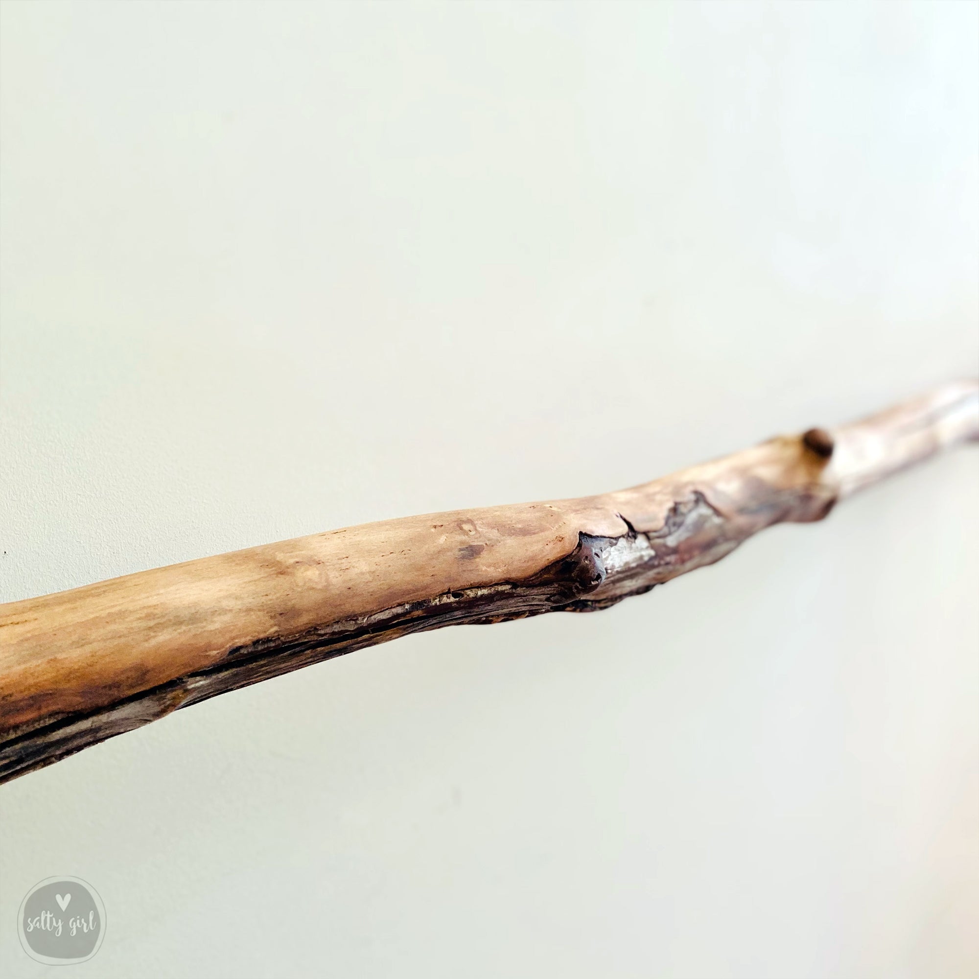 Driftwood Handrail 14-16 FT Stair Rail - Maine Salty Girl -   14-15 FT / Natural / No Hardware