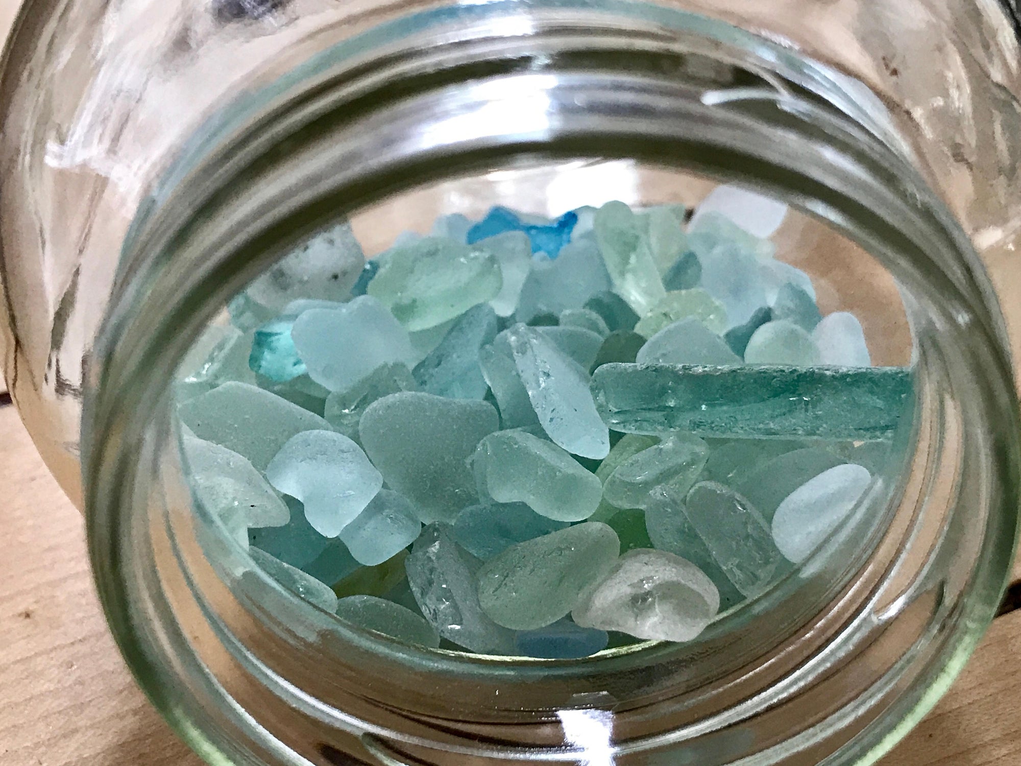 2 oz Bulk Genuine Aqua Sea Glass – Ocean Tumbled in Maine!