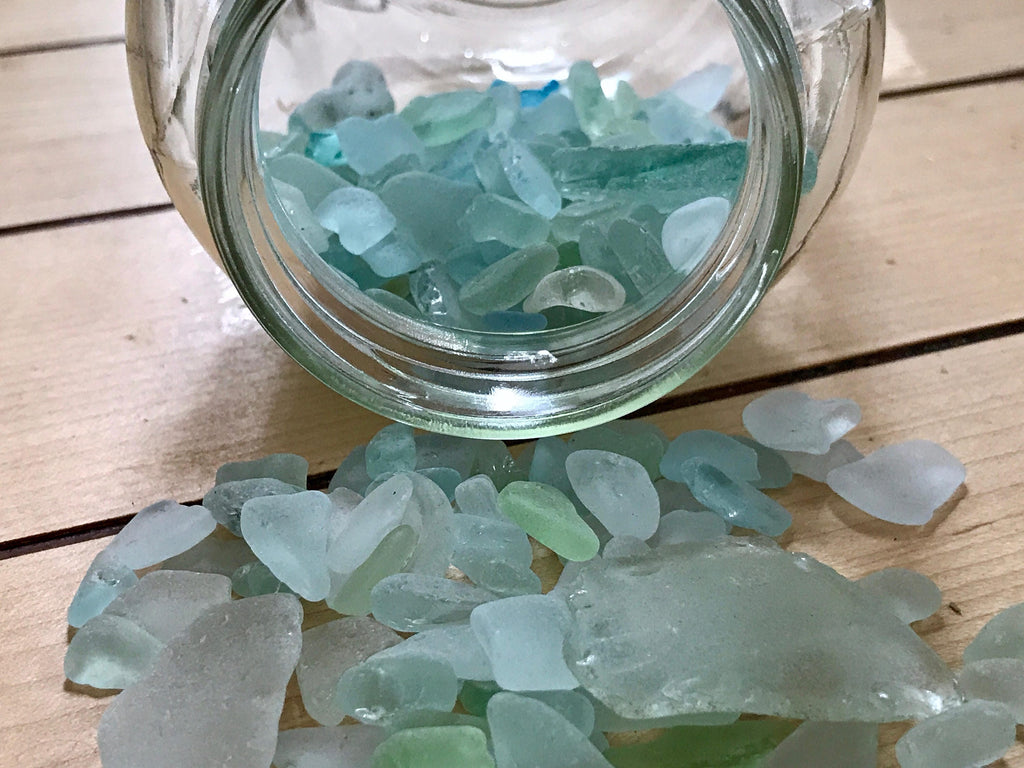 2 oz Bulk Genuine Aqua Sea Glass – Ocean Tumbled in Maine!