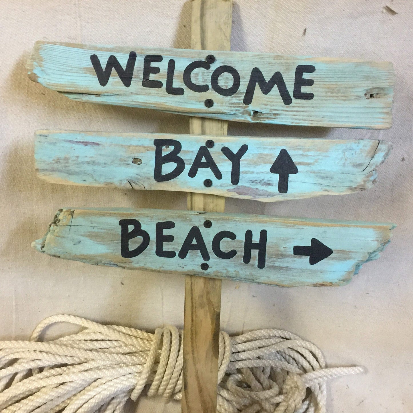 Handcrafted Driftwood Wedding Signs | 3 Tier Sign | Custom Rustic Event & Garden Directional Signs