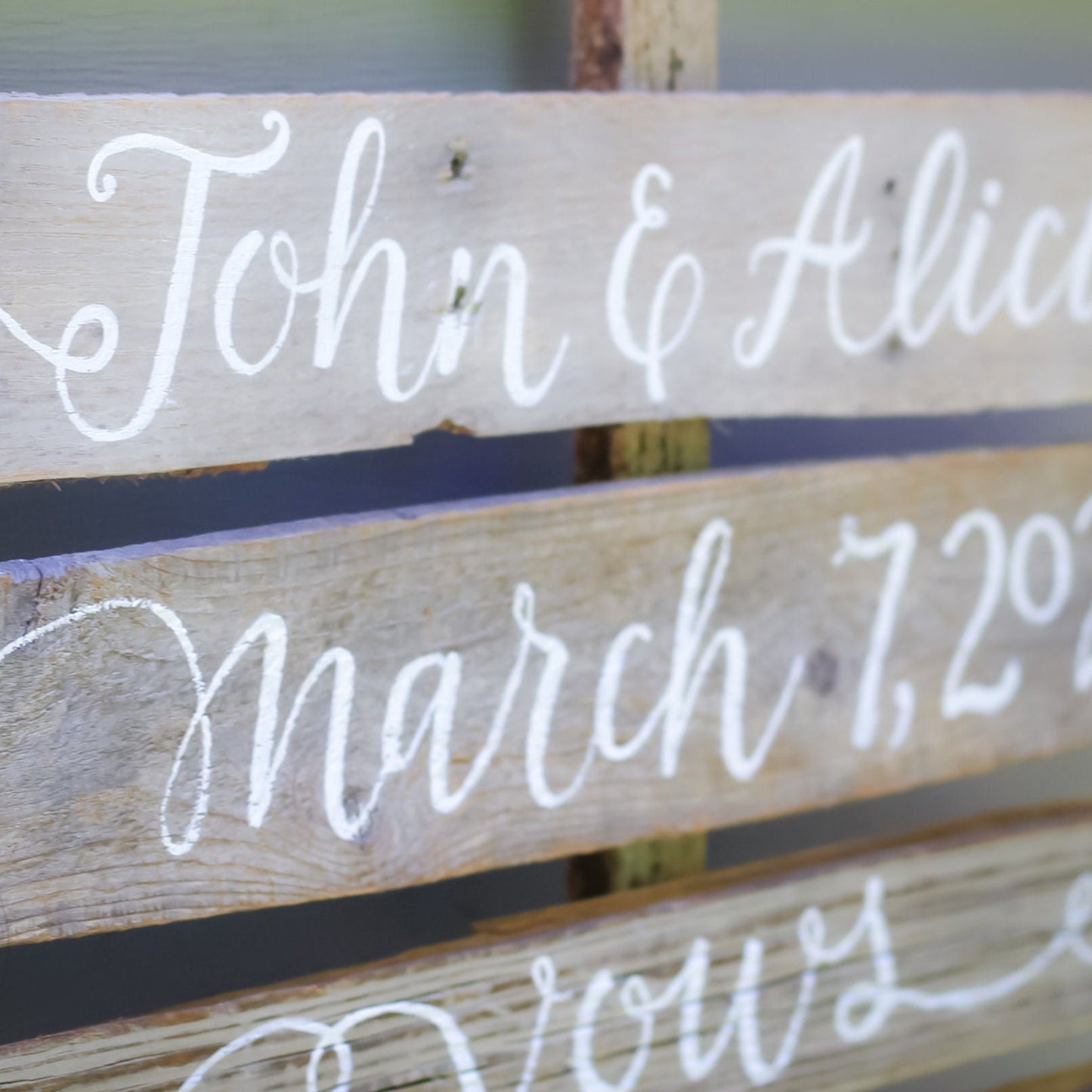 Handcrafted Driftwood Wedding Signs | 3 Tier Sign | Custom Rustic Event & Garden Directional Signs